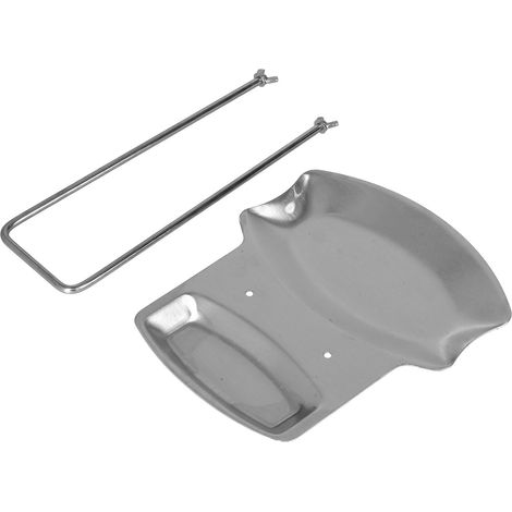 Support de couvercles en acier inoxydable, étagère de rangement pour couvercles de casseroles, repose-cuillère avec égouttoir.-AquaForge (1/5)