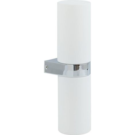 Lucande Lámpara de pared 'Basolo' en Plateado
