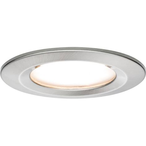 Paulmann Nova Lampada da incasso per bagno LED (monocolore) LED 6 W IP44 Ferro (spazzolato) (1/4)