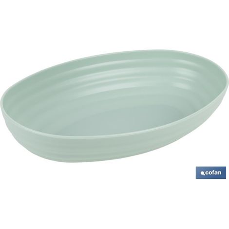 Plat Ovale Multi-usages En 2 Couleurs Dimensions: 24 x 16 x 5,5 cm
