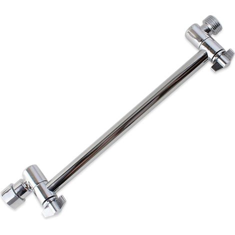 1 rallonge de bras de douche argentée (1/5)