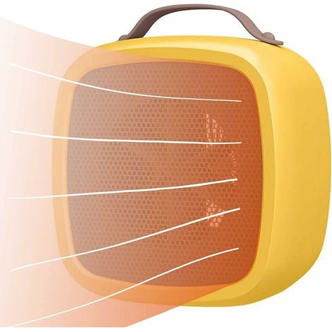 ZOLGINAH Chauffage d'appoint Chauffage Soufflant 500W Mini Radiateur économe en énergie pour Chambre à Coucher,Salon (1/4)