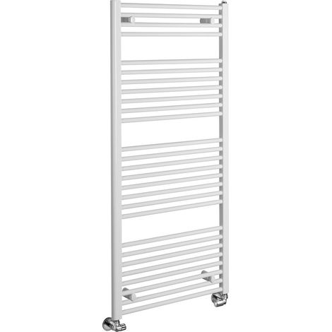 Radiateur de salle de bain DIRECT avec raccordement latéral 600x1320 mm, blanc (1/5)