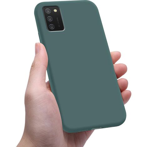 Funda delgada para Samsung Galaxy A02s, delgada, verde (1/3)