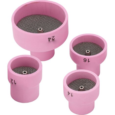 buses de soudage de 1,6 mm avec filtre en acier inoxydable, buse en céramique pour torche de soudage WP9 20 25 17 18 26 (1/5)