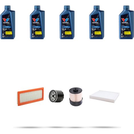 Kit tagliando 4 FILTRI e 5L OLIO compatibile con Nissan Micra V (K14F) 1.5 dci 66KW Dal 2017 (1/5)