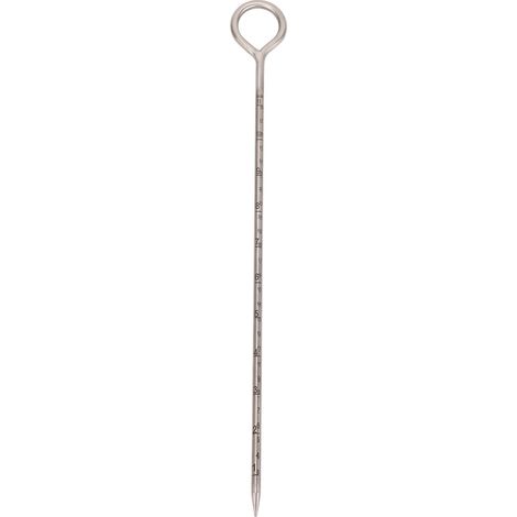 Pala de arena para detector de metales, pala de playa de acero inoxidable, tamiz rápido para la búsqueda de tesoros submarinos, estilo de botón corto (1/5)