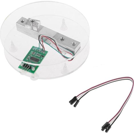 Capteur de poids numérique HX711 AD convertisseur module de dérivation de poids kit DIY Balance électronique portable pour Arduino Raspberry Pi (1/5)