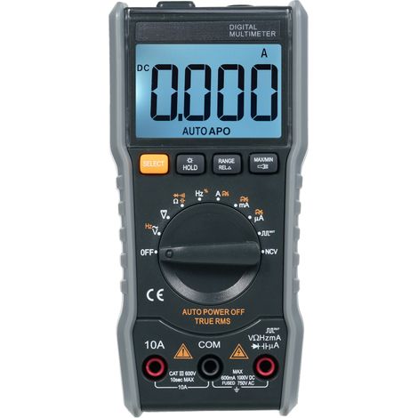 Multimètre KM-DM01C 6000 pts auto – AC/DC, résistance, capacité, NCV, LED, portable (1/5)