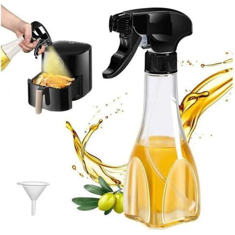 Bardusch - Spray Huilier Cuisine 240 ML Vaporisateur Huile d\'olive Avec Gicleur D\'huile Réglable - Pulverisateur d\'Huile Olive Vinaigrier (1/4)