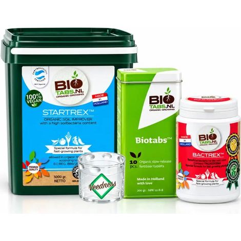 BioTabs 3-Teiliges Dünger Set L – Organischer Grow Dünger (1/5)