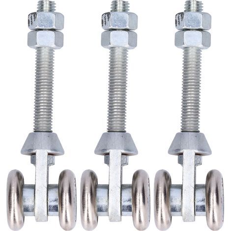 3pcs Diamètre 35mm Porte Suspension Roue Verre Porte Coulissante Poulie Rouleau Accessoire,Poulie De Fenêtre (1/5)