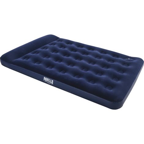 Bestway Matelas gonflable camping 2 personnes 191x137x22cm pompe à pied intégrée (1/10)