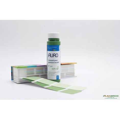 Colorant pour peinture blanche AURO n°330, Vert Oxyde -