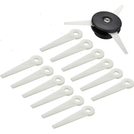 Tête de débroussailleuse + 12 Lames de Coupe pour STIHL POLYCUT 6-3 FS40 FS45 FS46 FS50 (1/5)