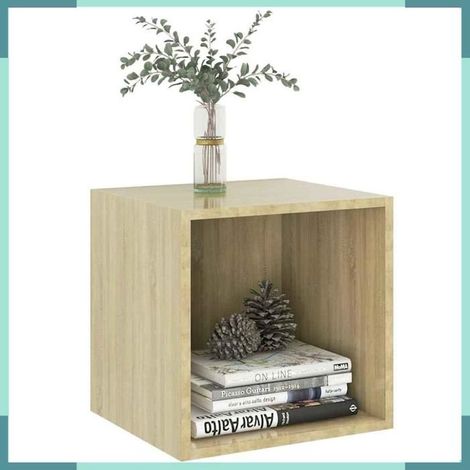805453 Armoire murale Chêne Sonoma 37x37x37 cm Bois d’ingénierie (1/5)