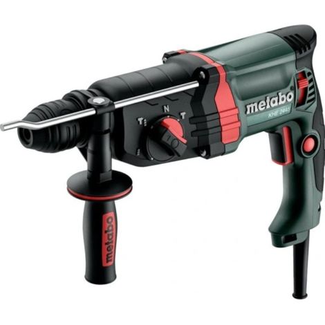 Metabo Martillo Combinado KHE 2445 601709500 Potente y Versátil Para Taladrar y Cincelar con Cable de 4 m y Embrague de Seguridad