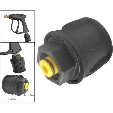 Kit d'adaptateurs pour nettoyeur haute pression Db NEW, raccord rapide M22 pour pièces Nilfisk. (1/5)