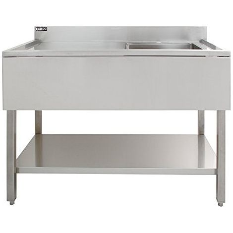 Fregadero para laboratorio de Acero Inoxidable (Con escurridor a la izquierda )