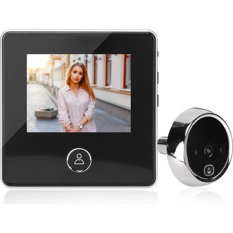 Spioncino digitale per porte, spioncino elettronico ad alta definizione da 2,8 pollici con telecamera e visione notturna a infrarossi, spioncino con telecamera per la sicurezza di casa e hotel (1/5)
