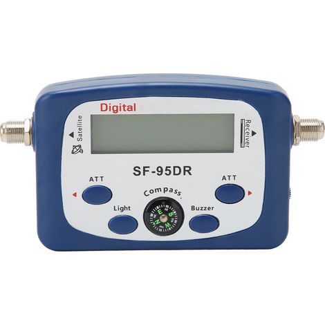 Détecteur de Signal TV Professionnel - Antenne Haute Sensibilité avec Boussole et Son pour Réseaux (1/5)