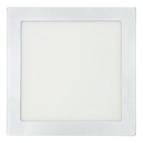 Plafonnier LED carré - 23cm - 20W - 1500lm - 6400K - Blanc - 31595