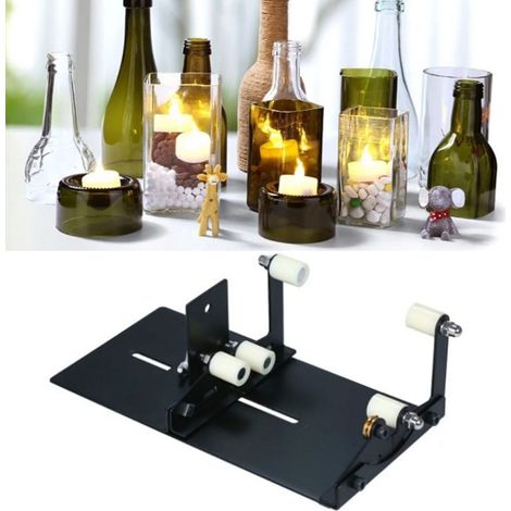 19Pcs Coupe-Bouteille en Verre Machine de Découpe pour Bouteilles Rondes et Carrées DIY Artisanat (1/5)