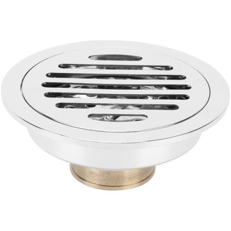 DEESSE SHOP-Siphon de sol rond en cuivre anti-insectes et déodorant pour salle de bain (1/5)