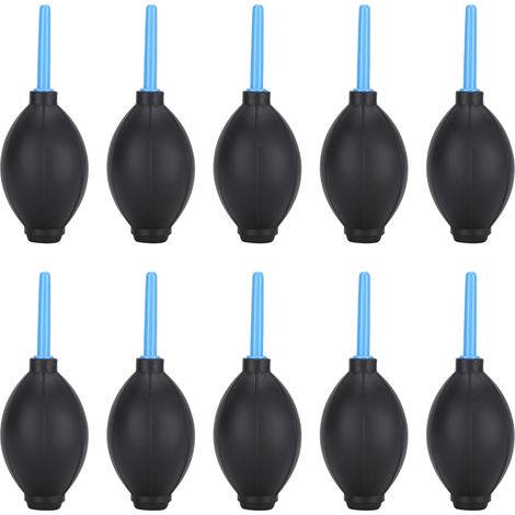 Soufflette en caoutchouc 10 pièces, poire à air pour nettoyage poussière ordinateur et caméra, non toxique (1/5)