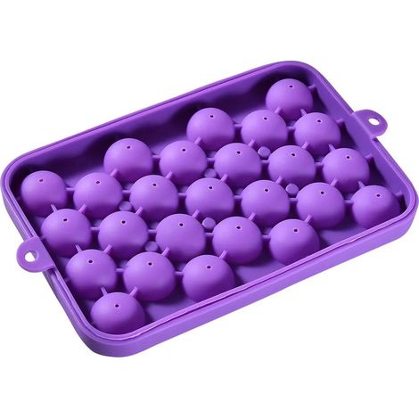 Moule en silicone à 25 cavités pour savon, forme raisin violet (1/5)