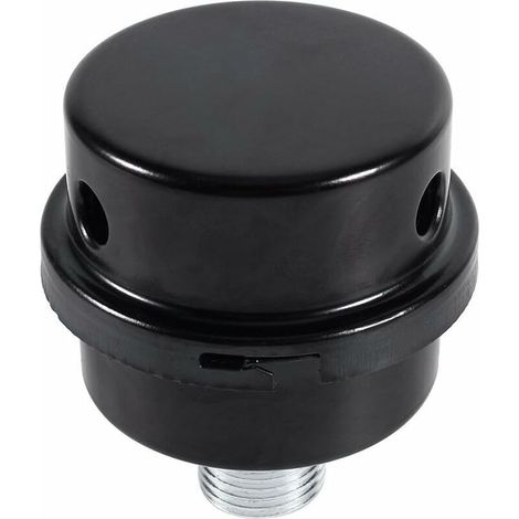Silenziatore per compressore d'aria, filtro silenziatore con connessione filettata da 1/2 pollice, silenziatore di aspirazione per la riduzione del rumore per compressori d'aria senza olio