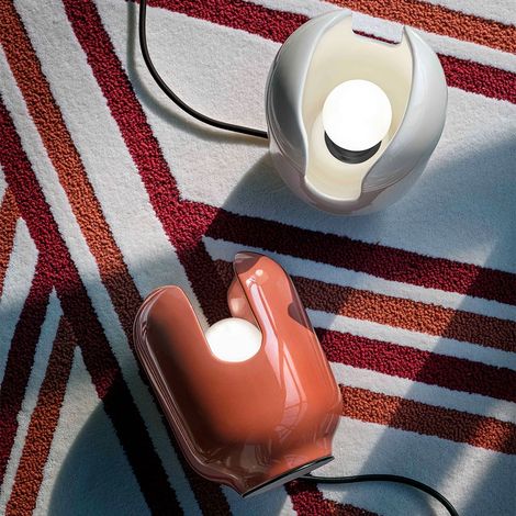 DECO' BATUCADA C2590, Lampe de table en céramique, Ferroluce - Colore: Marrone (1/5)