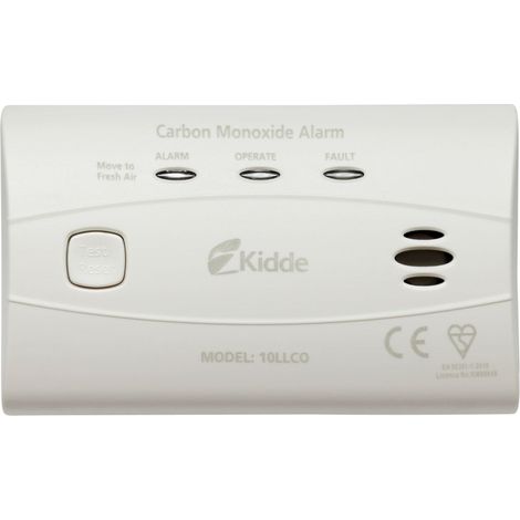 Kidde K10LLCO 10-Year Sealed Battery Carbon Monoxide Alarm with 10-Year Warranty