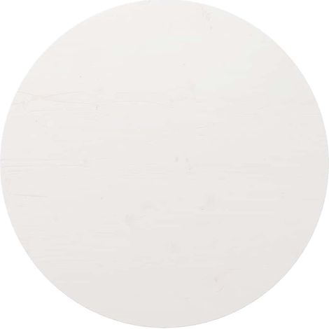 Maison Exclusive - Tischplatte Rund Weiß Ø80x3 cm Massivholz Kief