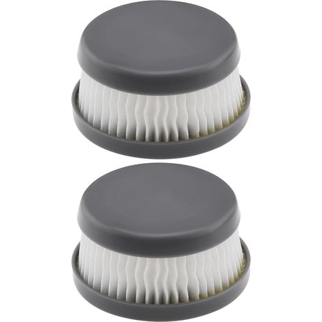 Paquete de 2 filtros de repuesto plisados para aspiradoras de líquidos y sólidos compatibles con Black and Decker VFORB10. (1/5)