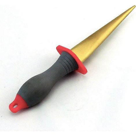 Affûteur multifonction diamant doré - Deux faces avec poignée souple, affûtage rapide, accessoire idéal pour les couteaux de jardin et de cuisine (1/5)