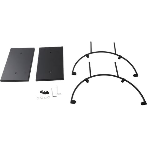 Support rond métal fer décoratif art verre fusionné – Présentoir assiette image plat photo 25,4cm 4 pièces, décoration (1/5)
