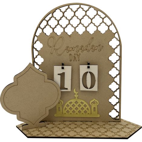 (B) Nouveau calendrier d'anniversaire à faire soi-même, en bois, avec compte à rebours (1/2)