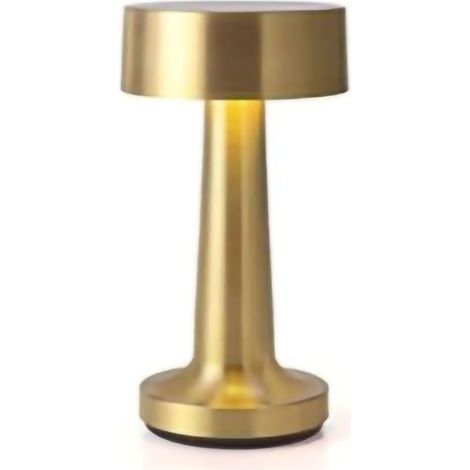 Lampe de Bar en forme d'haltère, Design rétro, interrupteur tactile, veilleuse LED Rechargeable pour les fêtes en Club, Style Champagne or C. (1/3)