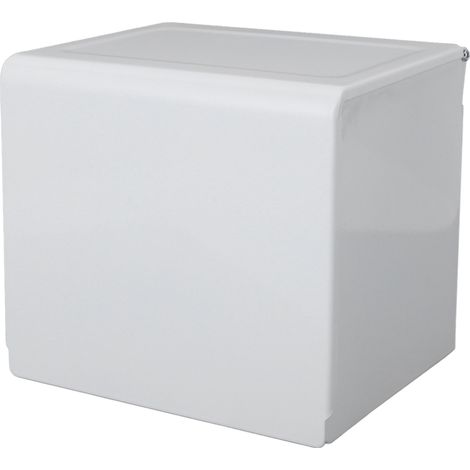 Porta rotolo di carta igienica e dispenser di asciugamani di carta in alluminio aerospaziale impermeabile, da parete, per bagno o hotel, bianco