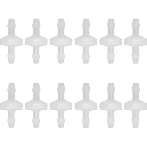 Lot de 12 clapets anti-retour pour aquarium, résistants à l'ozone et à l'huile, en polypropylène, pour aquarium et industrie chimique, 5,1 mm, YEMAA (1/5)