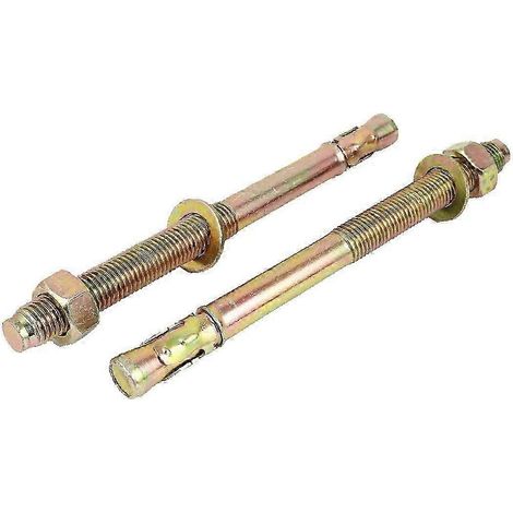 Chevilles d'expansion galvanisées jaune gecko pour réparation automobile M20x250mm - Lot de 2 (Plusieurs couleurs disponibles) (1/5)