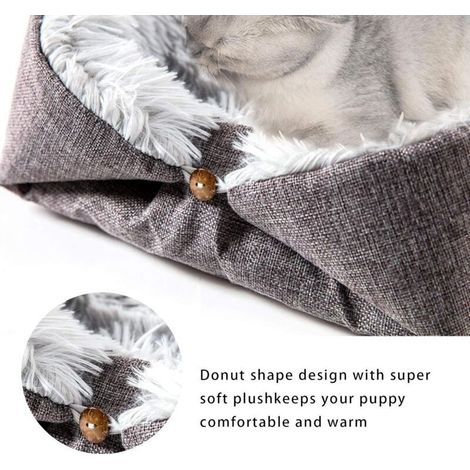 Tapis de couchage pour chat, lit confortable et relaxant pour chien, grand lit moelleux pour animaux de compagnie pour l'hiver, convient aux chiots et aux chatons. (1/3)