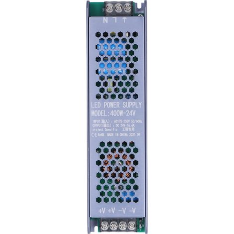 Pilote d'alimentation à découpage LED, transformateur de lumière magnétique, longue bande noire, 400W, AC175-250V