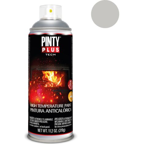 Pintura anticalorica spray tech 520 cc ral 9006 aluminio (1/2)
