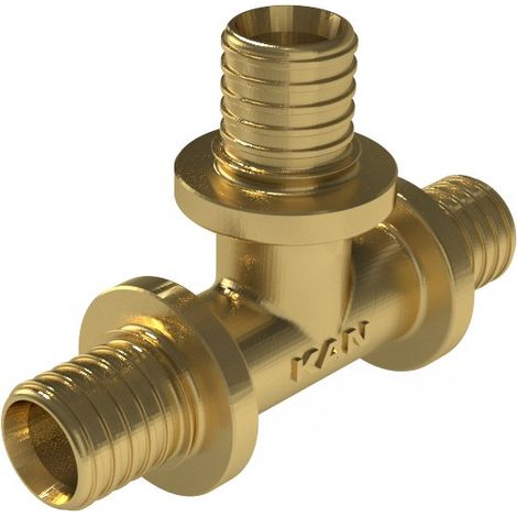 Raccordo a T in ottone UltraLINE - 25