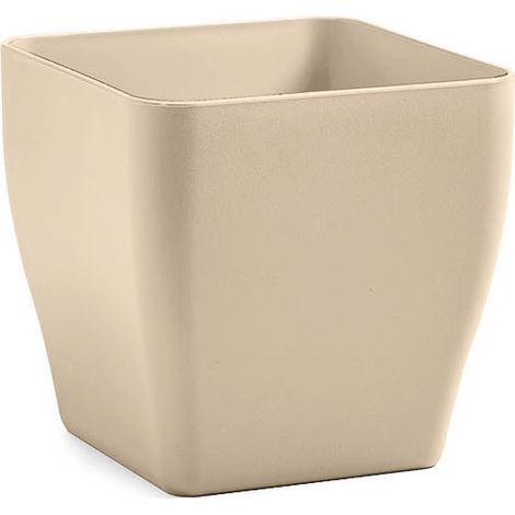 VECA VASO LIVING MATT QUADRATO 21 CM TERRACOTTA