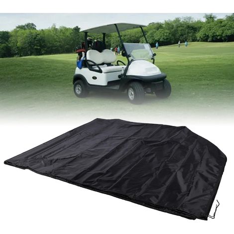 Housse de voiturette de golf Imperméable Oxford 242x122x168cm Anti-UV Résistante au Vent Protection Intégrale (1/4)