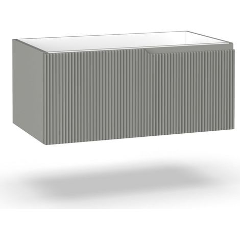 Base portalavabo 1 cestone ZIP grigio opaco (1/2)