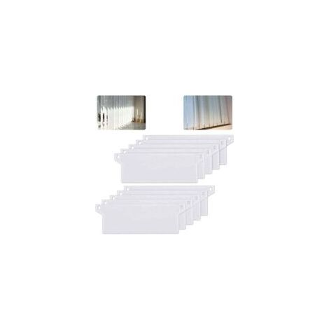 SNQ – Lot de 10 plaques de lestage pour store californien – Poids 31g chacune – Plastique haute qualité avec revêtement UV – Remplacement facile - 10pcs